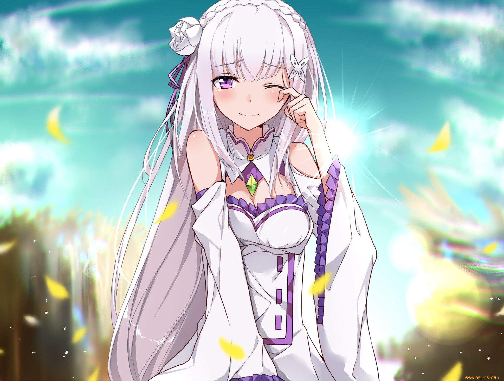 , re,  zero kara hajimeru isekai seikatsu, emilia